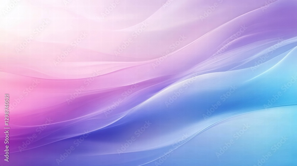 Fototapeta premium soft pastel wave abstract background