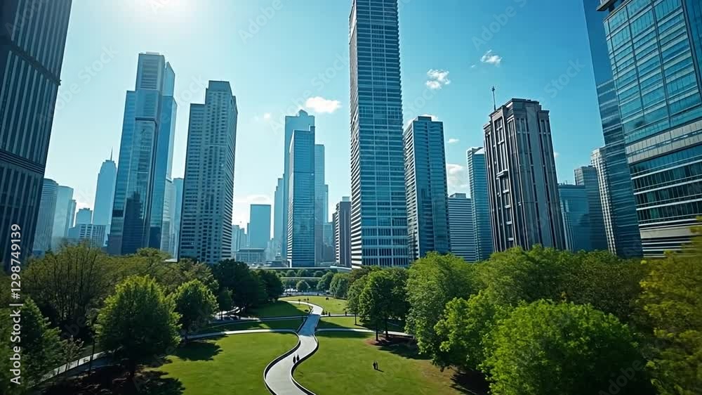 downtown chicago skyline