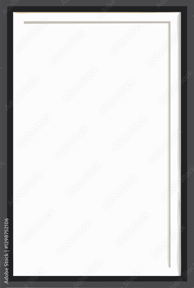 Blank picture frame for photographs. Vector illustration Blank picture frame for photographs. Vector illustration