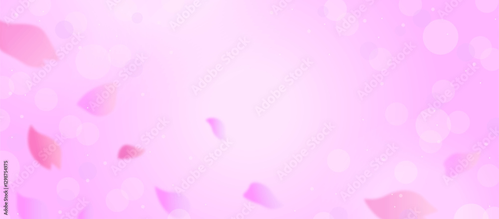 Vibrant Pink Sakura Petal Background with Soft Bokeh for Romantic and Dreamy Designs, Soft pink background with falling petals and bokeh
Vibrant Pink Sakura Petal Background with Soft Bokeh for Romantic and Dreamy Designs, Soft pink background with falling petals and bokeh