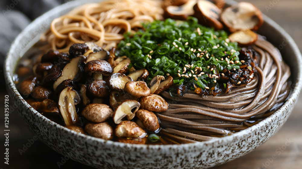  mushroom soba
