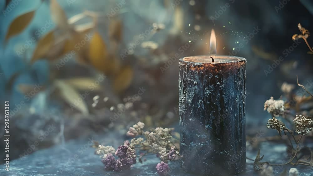 Vela de luto para celebrar el fondo de animación en bucle del día conmemorativo 4k
