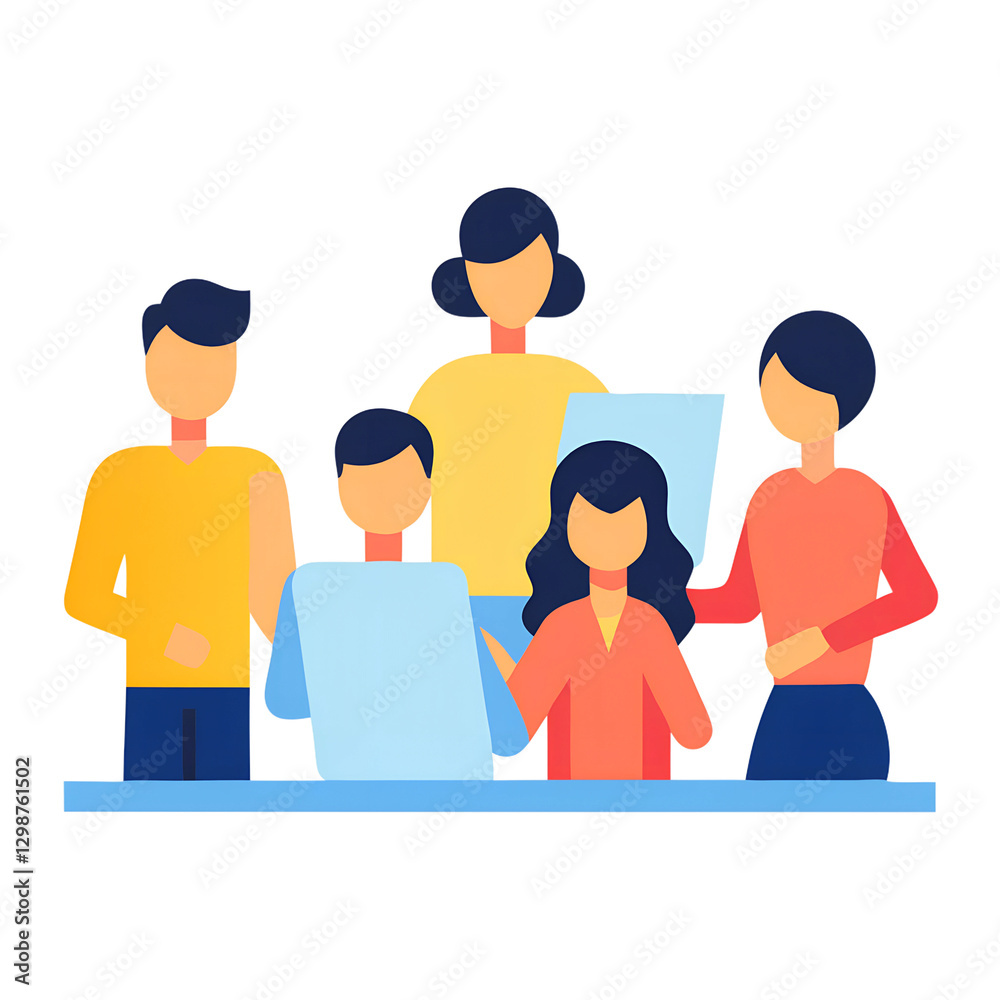 Group collaborates seamlessly to achieve business success daily transparent PNG Group collaborates seamlessly to achieve business success daily transparent PNG