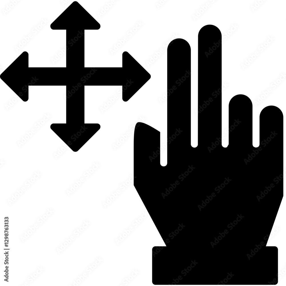 Obraz premium Move Icon