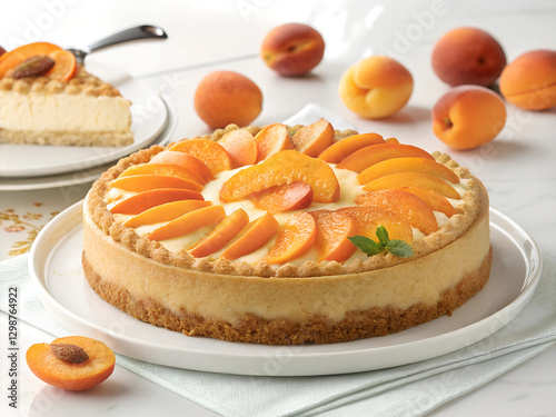 food dessert - apricot cake