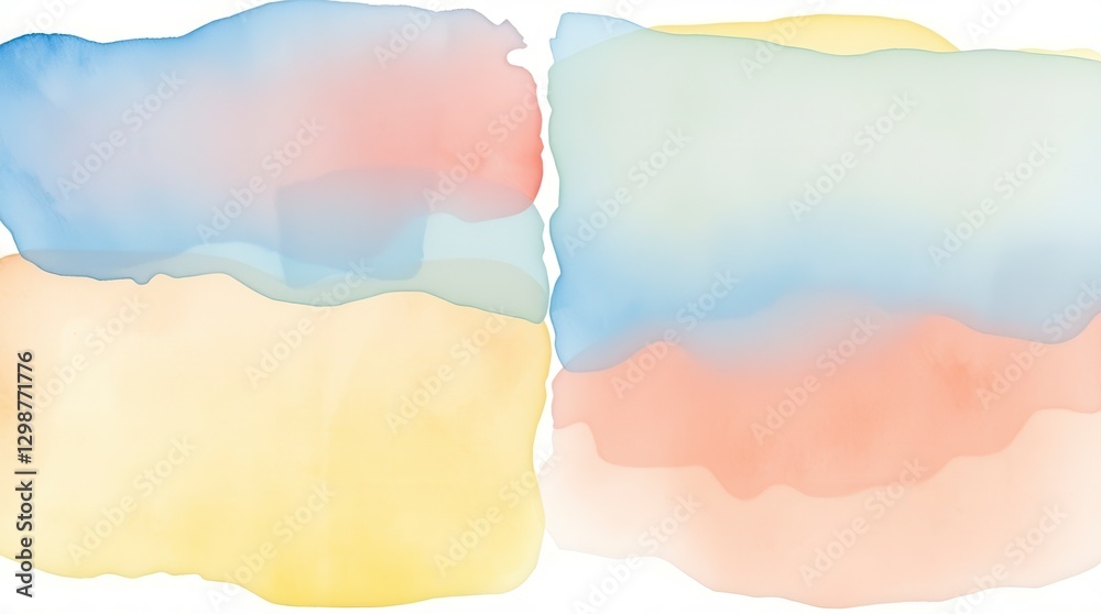 Fototapeta premium Watercolor Abstract Painting