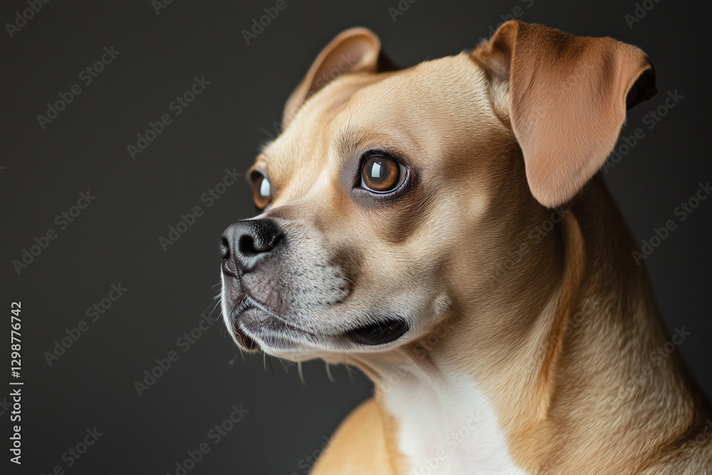 Italian greyhound dog, studio shot Italian greyhound dog, studio shot