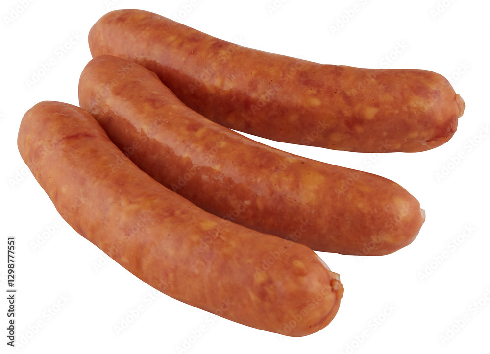 3 sausage sticks cut out isolated transparent background 3 sausage sticks cut out isolated transparent background