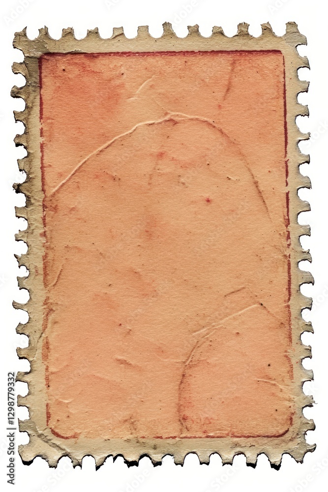 Obraz premium Blank empty stamp postage postage stamp collectible.