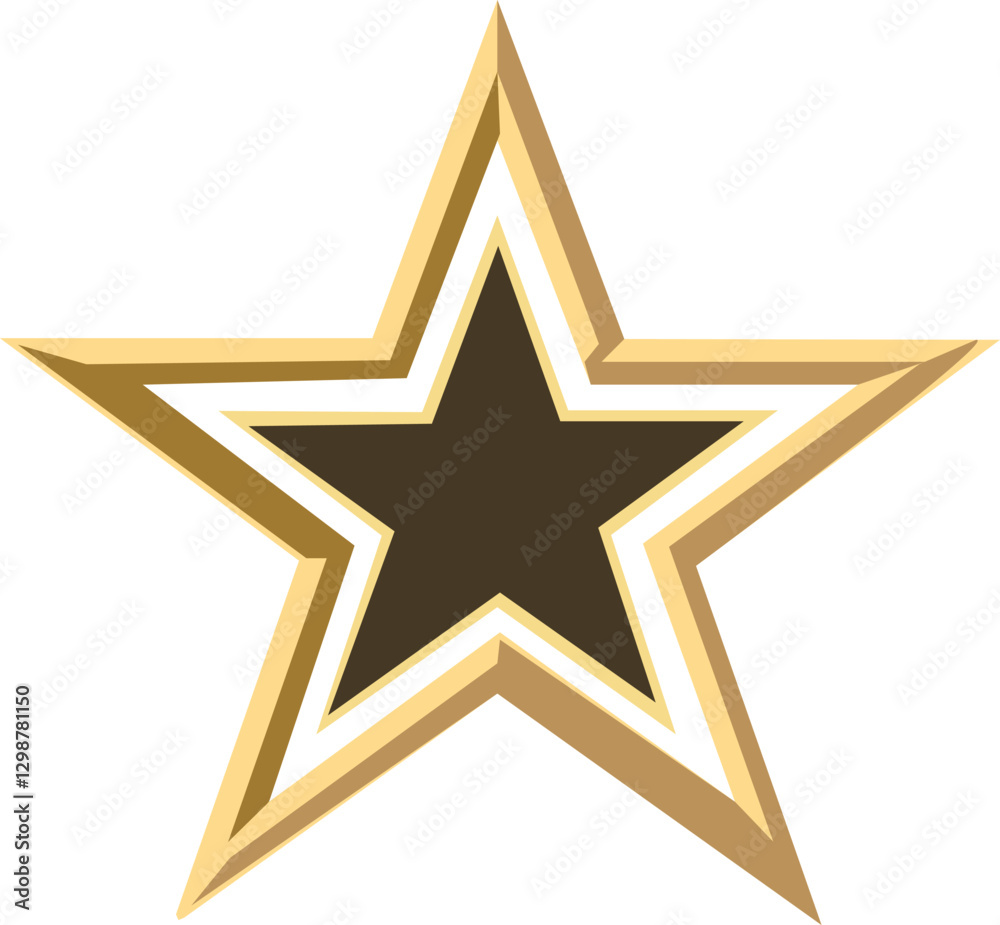 stars golden icon five pointed stars golden icon five pointed