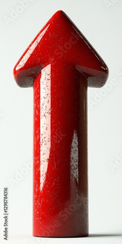 Bold Red Arrow: A Symbol of Progress and Growth in Business and Life Strategies