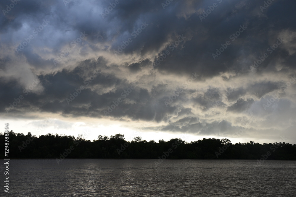 Dark Clouds- Dramatic Scenery of Tropical Storm Dark Clouds Brewing Dark Clouds- Dramatic Scenery of Tropical Storm Dark Clouds Brewing