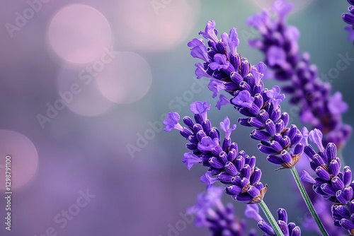 Closeup of Exquisite Lavender Blossoms