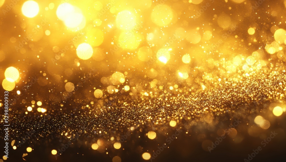 Stunning Abstract Background with Shimmering Golden Particles and Bokeh Effects Creating a Luxurious and Festive Atmosphere for Design and Decoration Stunning Abstract Background with Shimmering Golden Particles and Bokeh Effects Creating a Luxurious and Festive Atmosphere for Design and Decoration