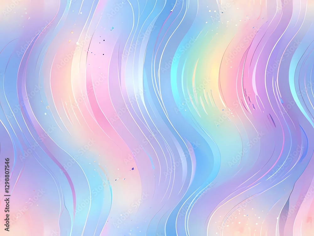 Pastel Waves: A Dreamy Abstract Art Pastel Waves: A Dreamy Abstract Art
