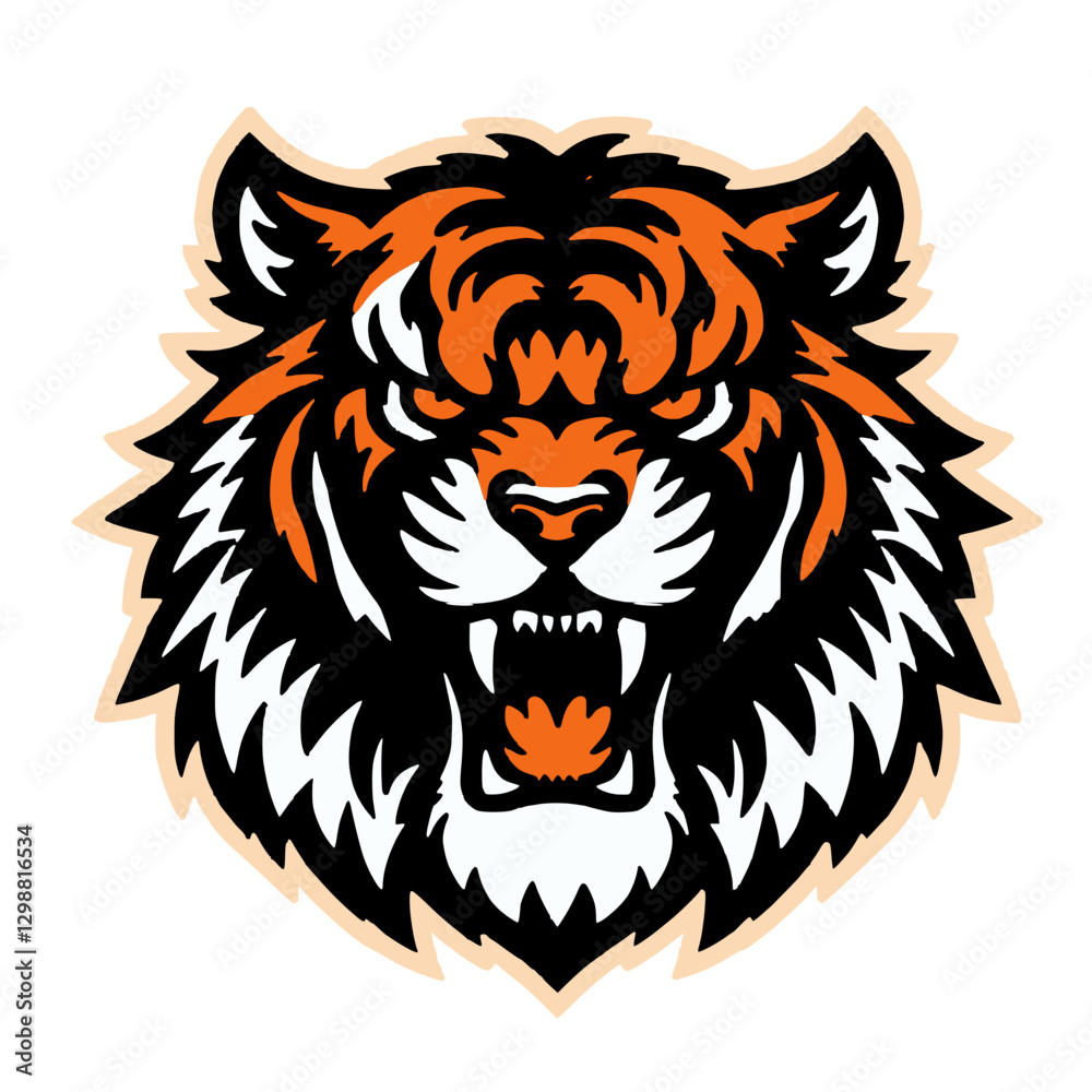 Fototapeta premium lion head vector