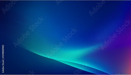 A vibrant, abstract gradient background with a smooth transition from deep blue to bright blue, with a soft green blend in between.	