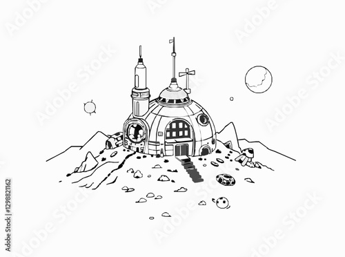 Extraterrestrial Habitat Design for Space Colonization