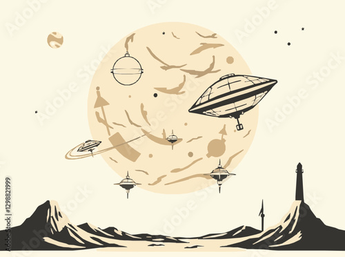 Interstellar Travel Concept with Colony Settlements