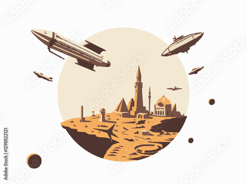 Interstellar Travel Concept with Colony Settlements