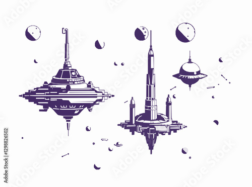 Digital Vector of Space Settlements for Cosmic Exploration