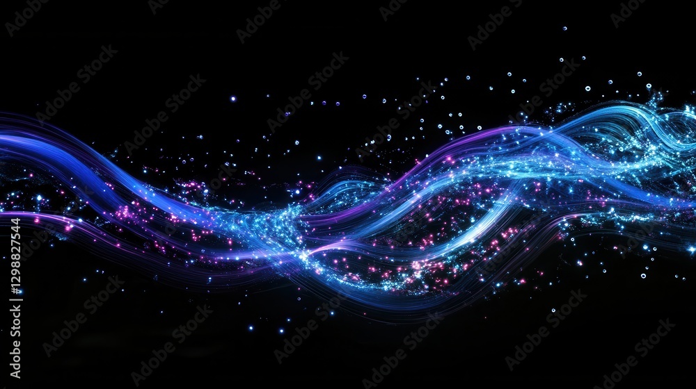 Fototapeta premium Fireworks Show with Sparkling Bursts in Dynamic Motion