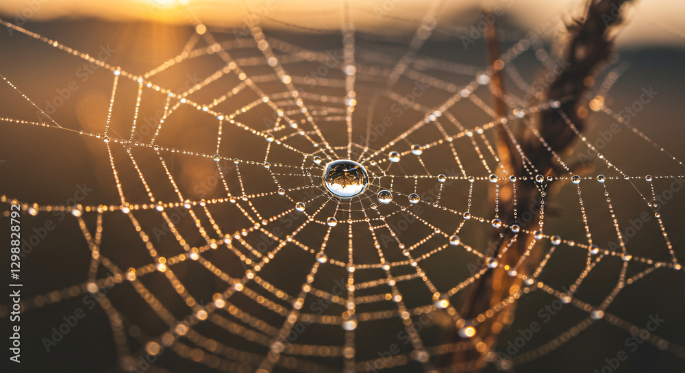 Obraz premium spider on web