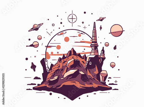 Galactic Colonization Concept with Sci-Fi Elements
