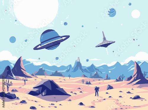 Galactic Colonization Concept with Sci-Fi Elements