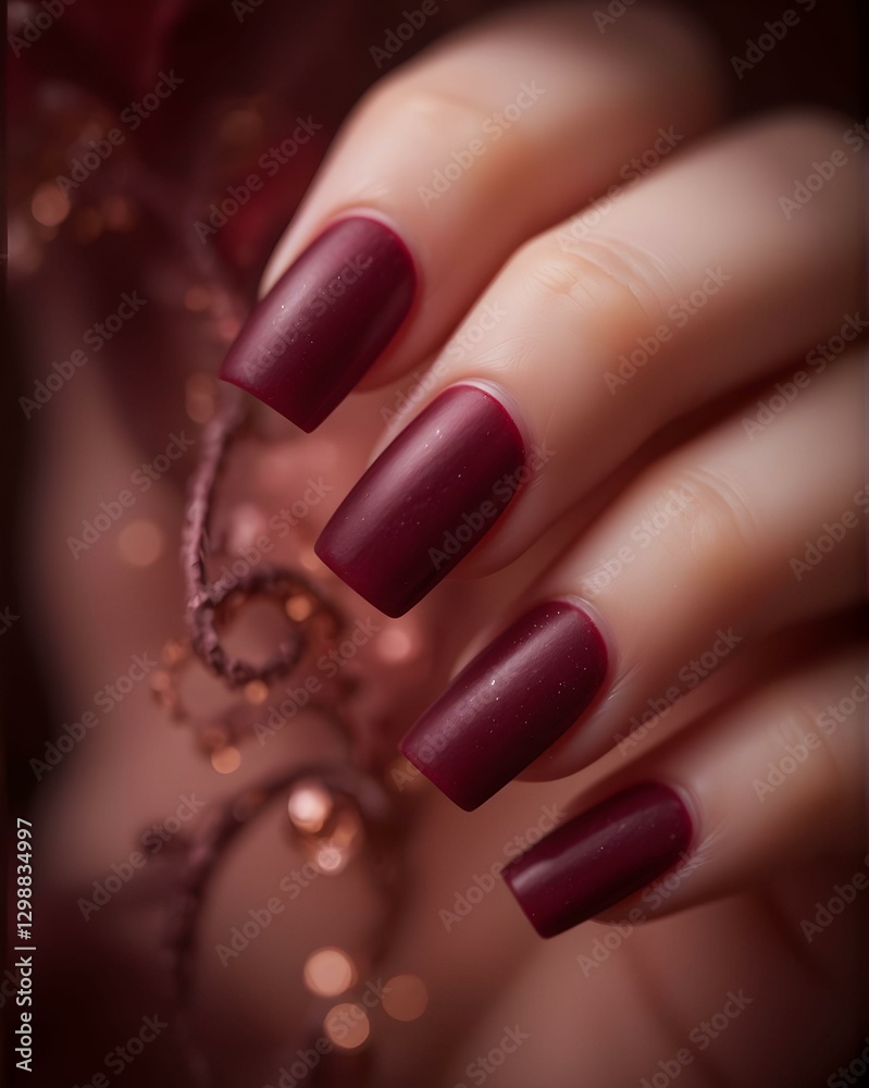 woman hands with red nails woman hands with red nails