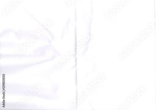 crumple paper, Scramble paper, scrambled paper. textured paper. white scramble page Simple and clean paper background. Texture overlay.  Vector. Graphic. 