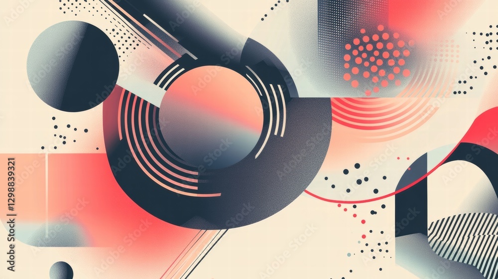 Obraz premium abstract geometric art background