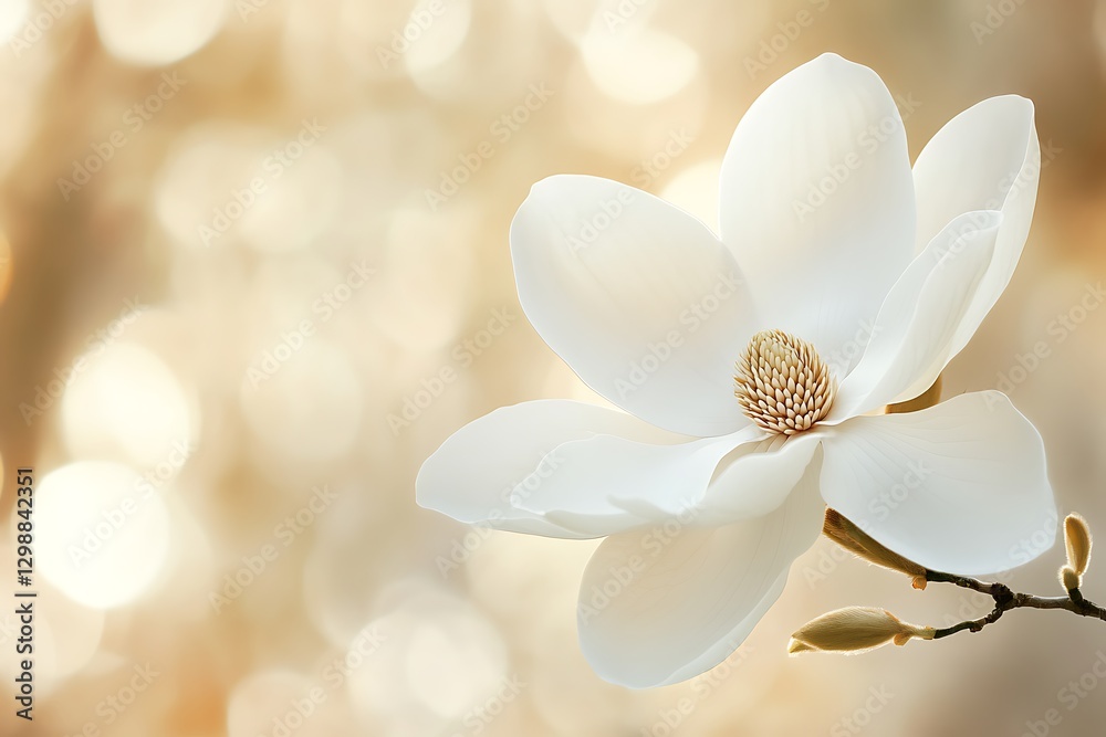Delicate Magnolia Blossom in Soft Light Delicate Magnolia Blossom in Soft Light