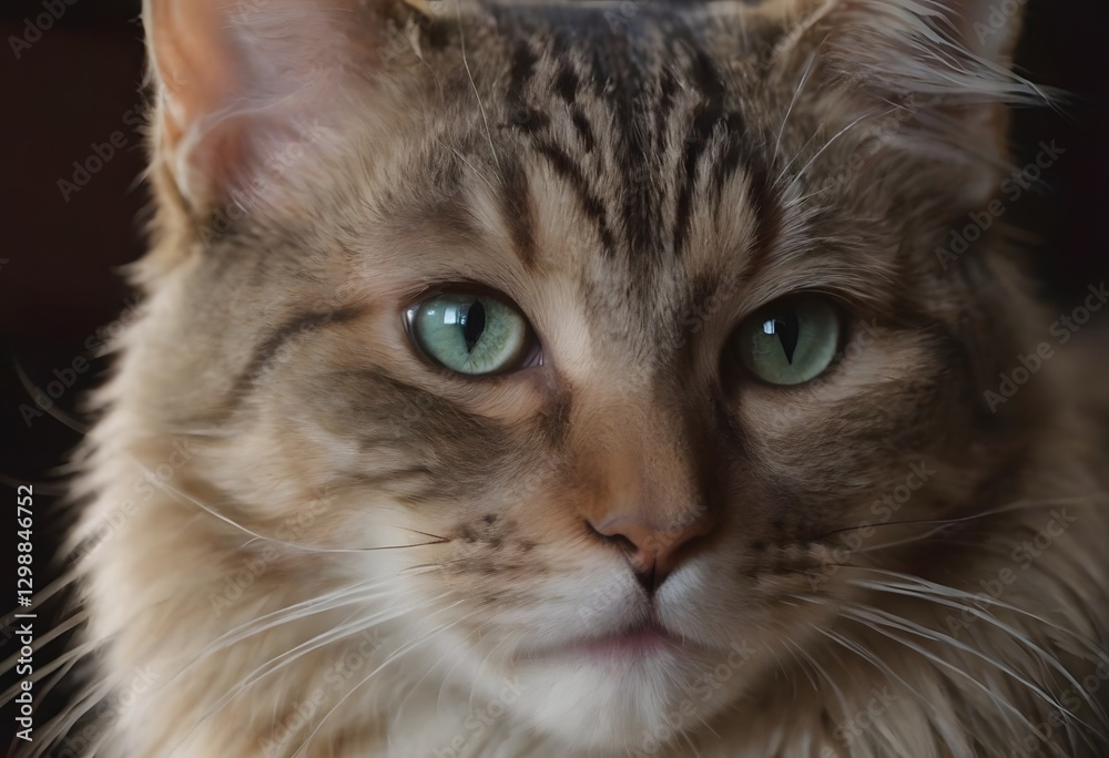 close up portrait of a cat close up portrait of a cat