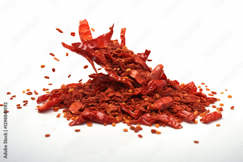 Naklejka premium coarsely ground chili powder Not very detailed generative ai