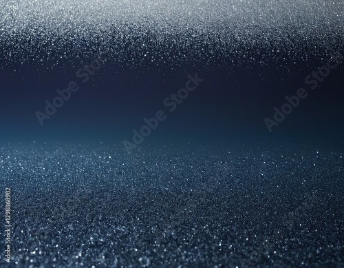 An ethereal scene showcasing shimmering particles in a gradient of blue hues.