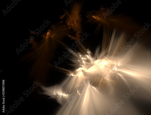 Imaginatory fractal abstract background Image