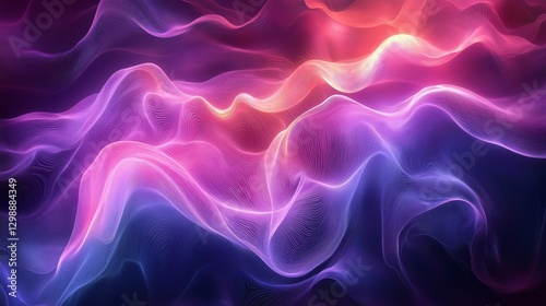 Ethereal Color Streams: Futuristic Background for Tech and Branding