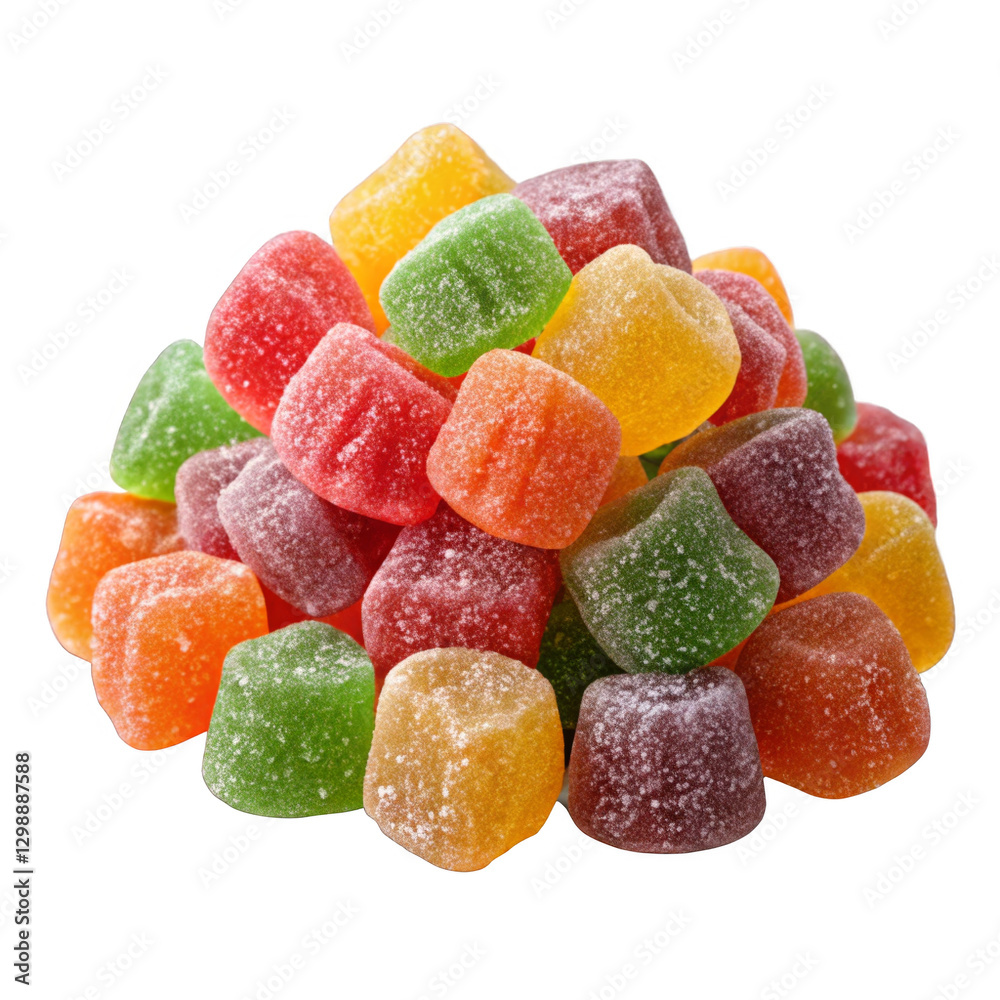 Fruit Gummies isolated on a transparent background. Fruit Gummies isolated on a transparent background.