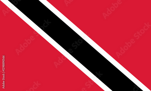 Flag of Trinidad and Tobago – High Resolution PNG with Transparent Background (Editable)