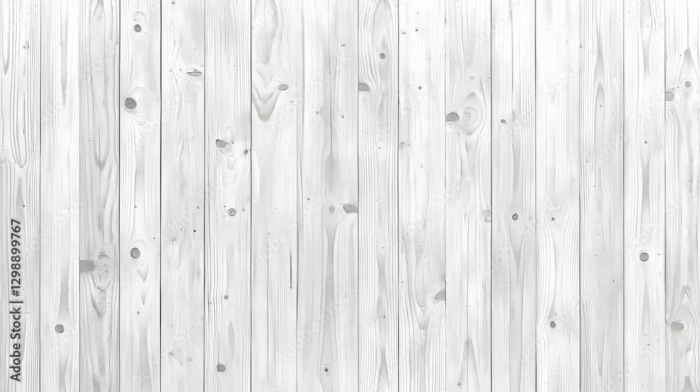 Whitewashed Vertical Wooden Panel with Detailed Grain Texture and Grayscale Color Whitewashed Vertical Wooden Panel with Detailed Grain Texture and Grayscale Color