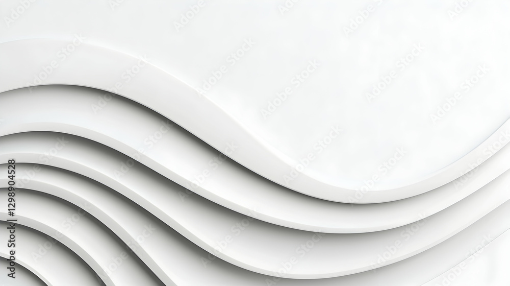 Abstract White Wave Pattern Background Abstract White Wave Pattern Background