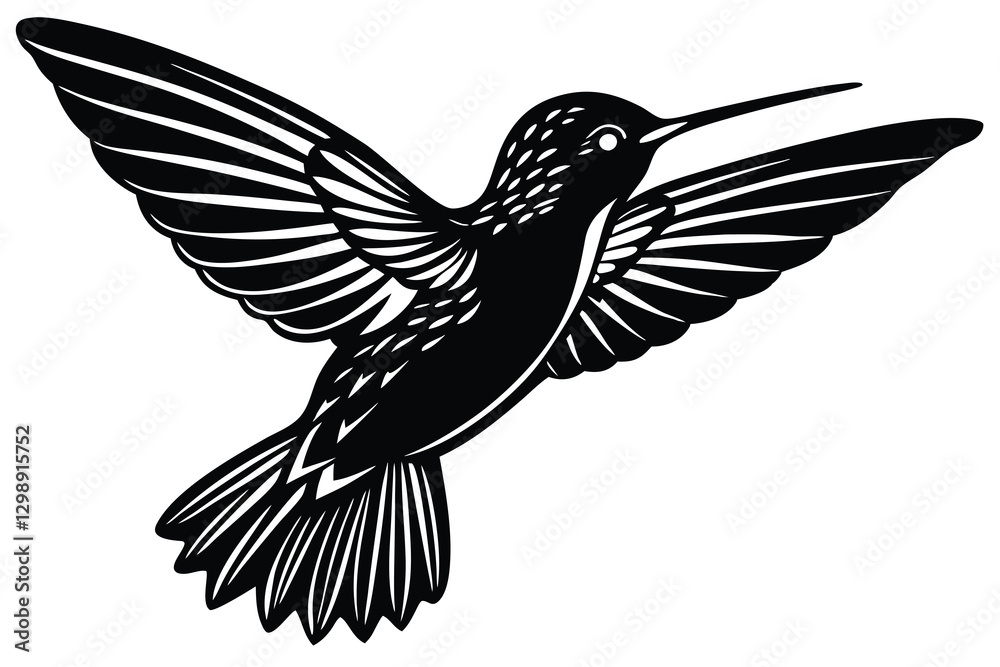 Obraz premium set of silhouettes of birds