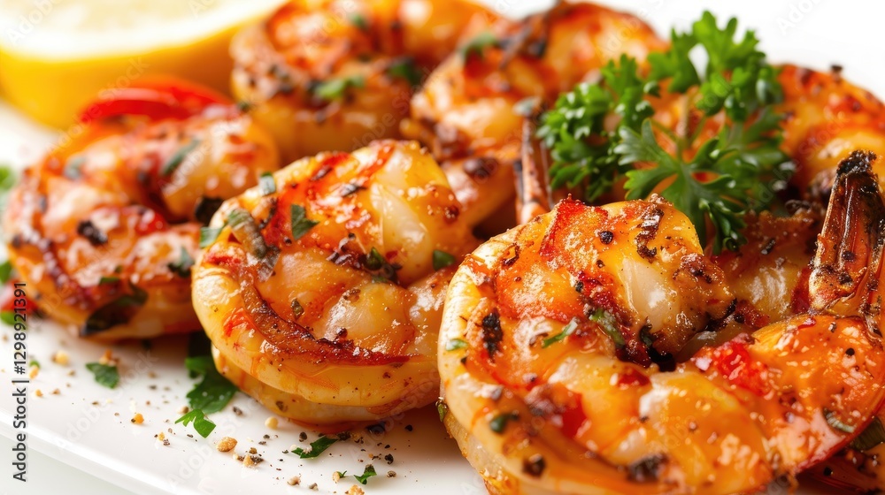 Garlic shrimp. shrimp stir-fried butter and garlicky sauce Garlic shrimp. shrimp stir-fried butter and garlicky sauce