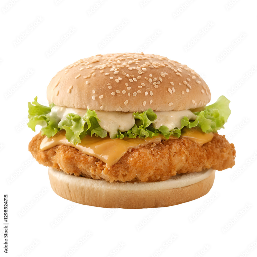 transparent background Crispy Chicken Burger Recipe transparent background Crispy Chicken Burger Recipe