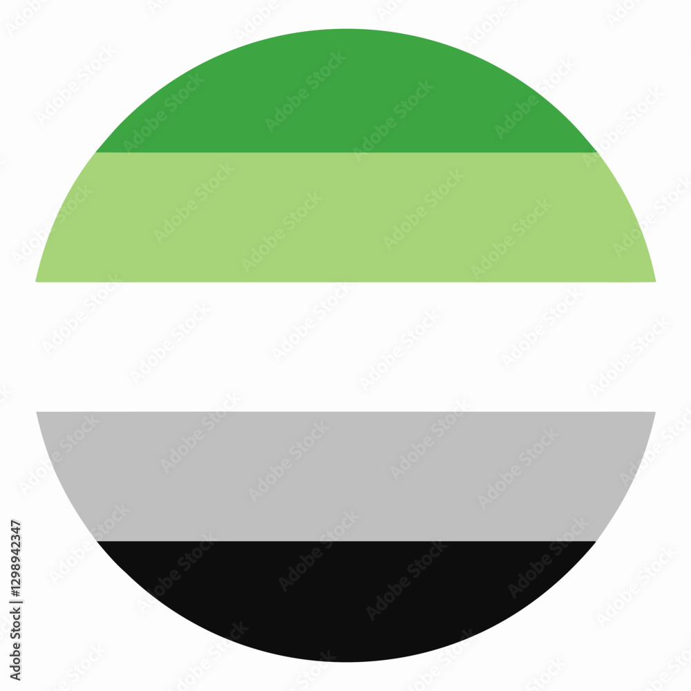 aromantic agender circle stripe flat. aromantic agender circle stripe flat.