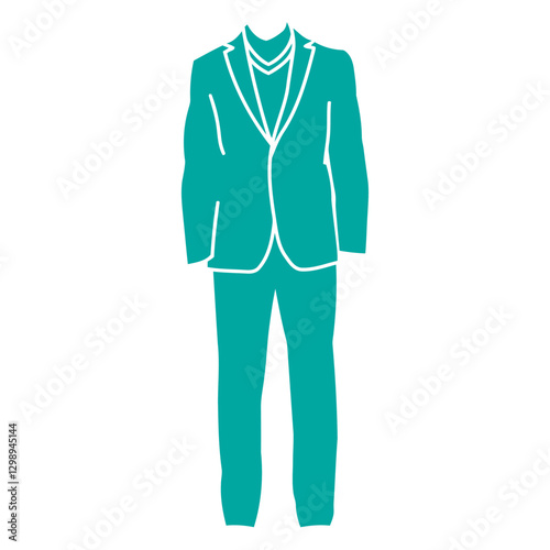 fancy party suit cut out.