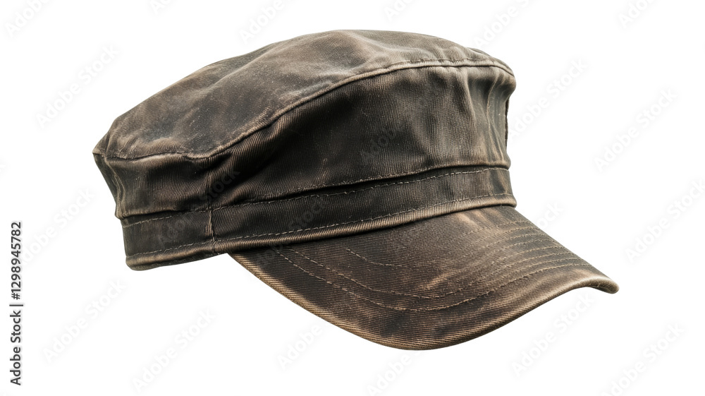 Washed-out canvas cap isolated on transparent background Washed-out canvas cap isolated on transparent background