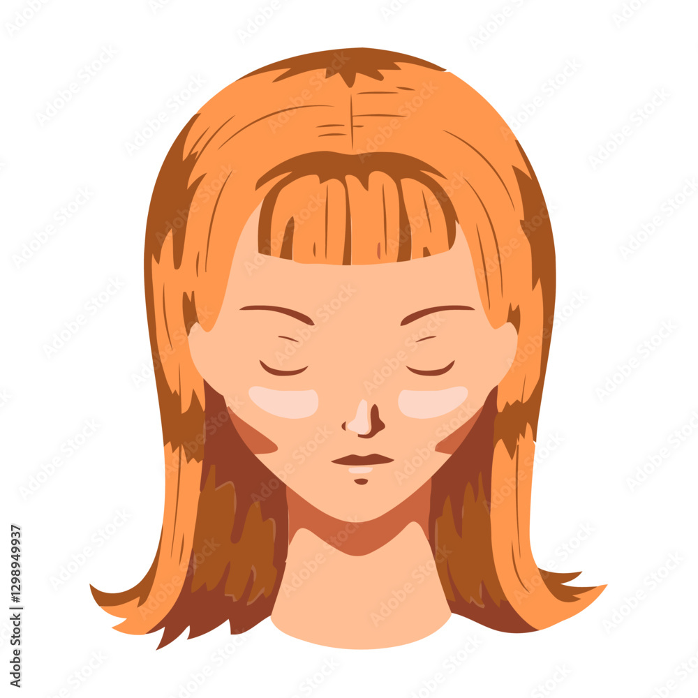 Inner Peace: A serene and introspective depiction of a person with closed eyes, embodying tranquility and mindfulness. Inner Peace: A serene and introspective depiction of a person with closed eyes, embodying tranquility and mindfulness.