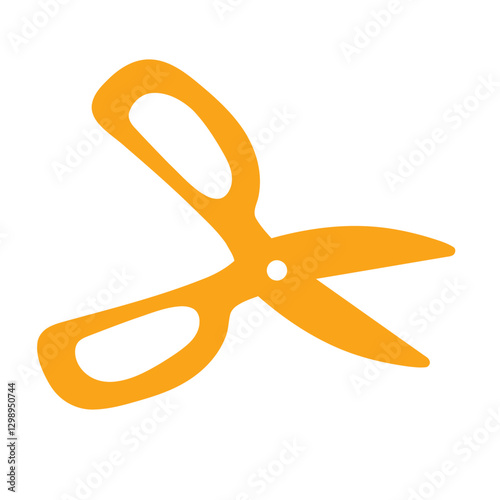 Golden Scissors: A vibrant, golden pair of scissors, poised and ready for precise cuts, set against a clean, uncluttered backdrop, embodying the essence of accuracy and creativity.